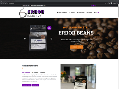 ErrorBeans.co branding design graphic design illustration logo typography ui ux vector web design