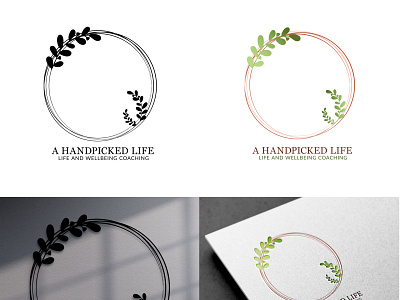 A Handpicked Life design graphic design logo vector