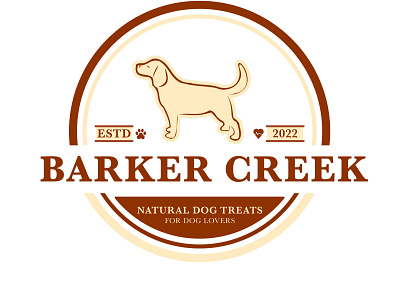 Barker Creek design graphic design logo vector