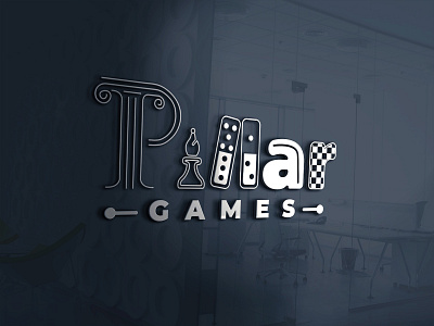 Pillar Games design graphic design logo vector