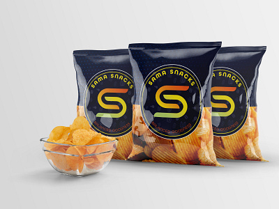 Sama Snacks branding design graphic design illustration logo vector