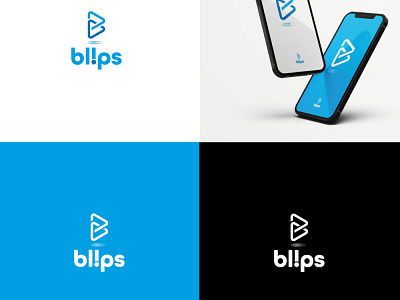 Blips design graphic design logo vector