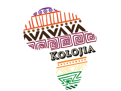 Kolojia graphic design logo
