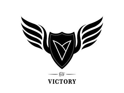 To Victory graphic design logo