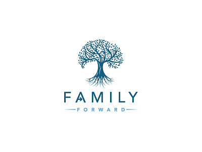 Family Forward graphic design logo