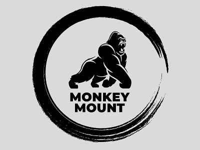 Monkey Mount graphic design logo