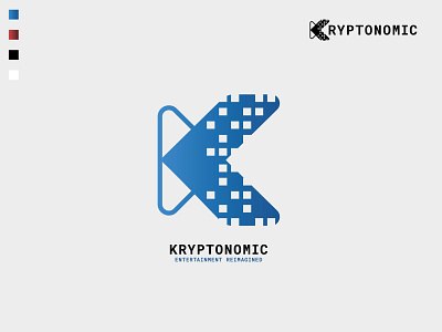 Kryptonomic graphic design logo