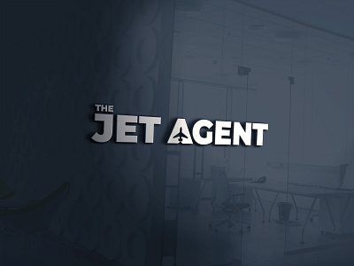 The Jet Agent graphic design logo