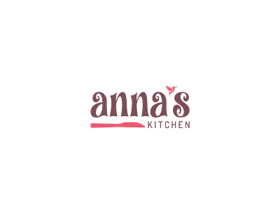 Anna's Kitchen graphic design logo