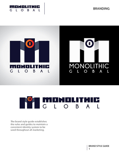 Monolithic Global Logo Specs branding logo typography