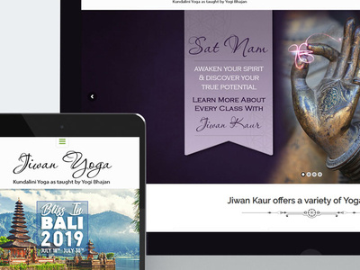 Jiwanyoga.com branding ux web design