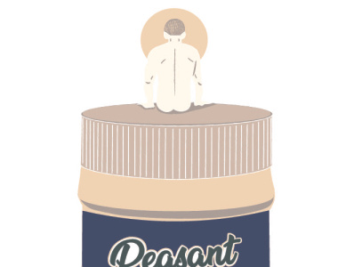 peasant butter graphic design