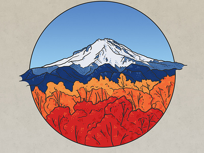 Vilyuchinsky volcano (colored)