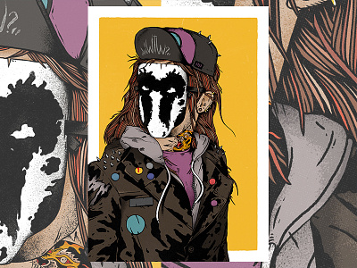 Rorschach illustration metal music rorschach watchmen