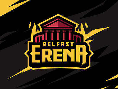 Belfast Erena arena belfast creative esports gamer gaming graphicdesign ireland logo mascot northern ireland