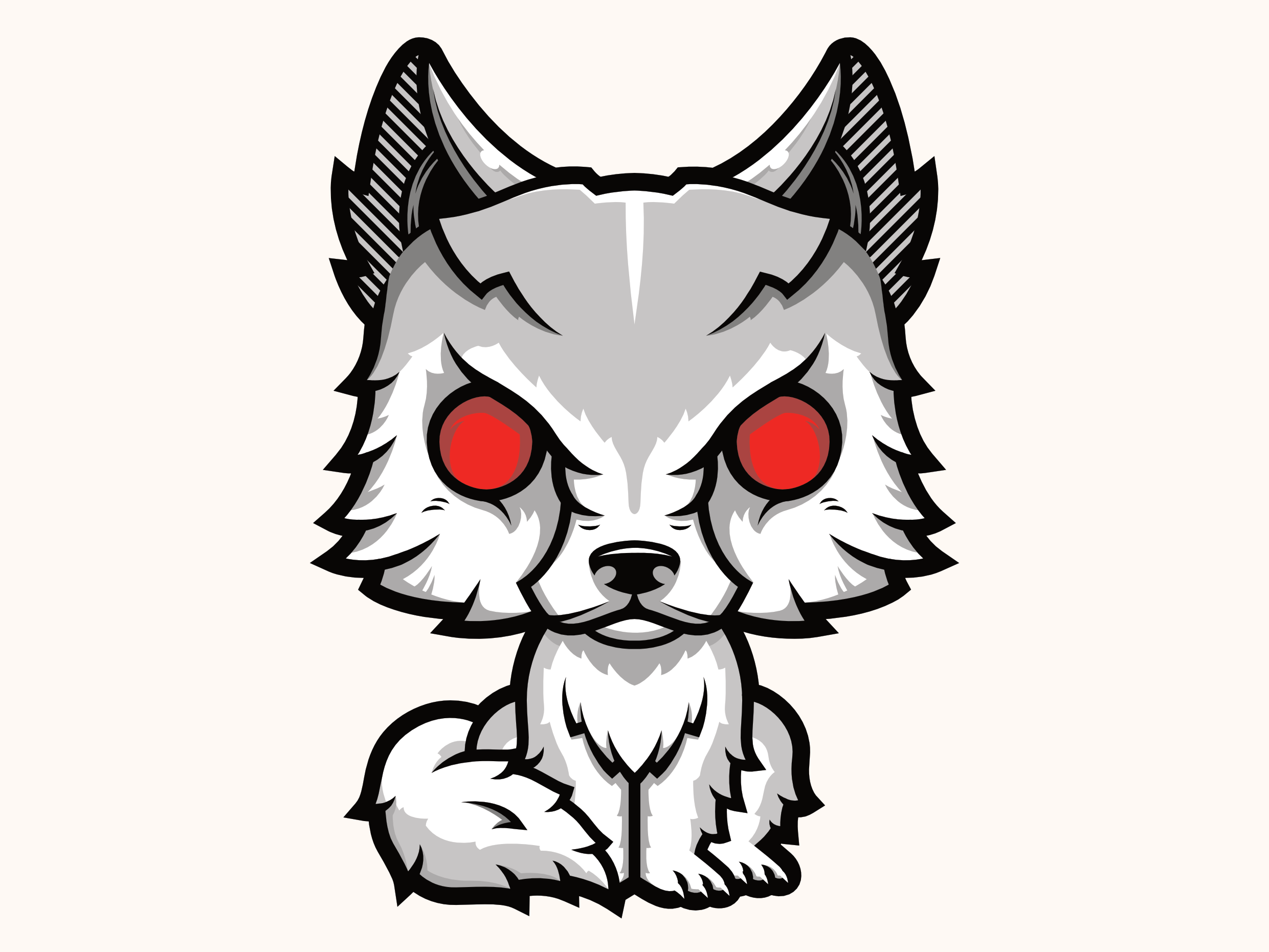 Dire Wolf Ghost By Aaron Eccles On Dribbble