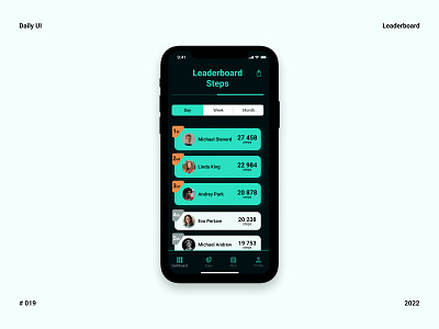 Leaderboard - Daily UI 019