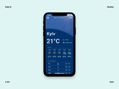 Weather Forecast - Daily UI 037