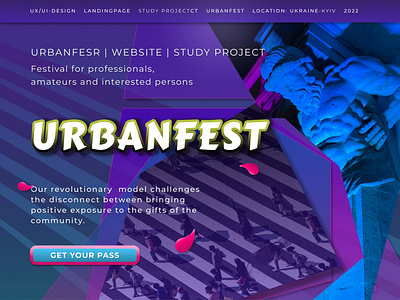 Urban Festival Website design festival graphic design logo ui ui ux uidesign urban urbanfest web design webdesign website