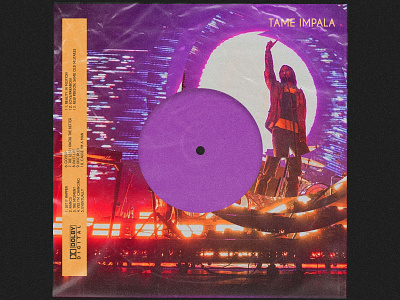 Tame Impala vynil record cover concept design graphic design photoshop vynil