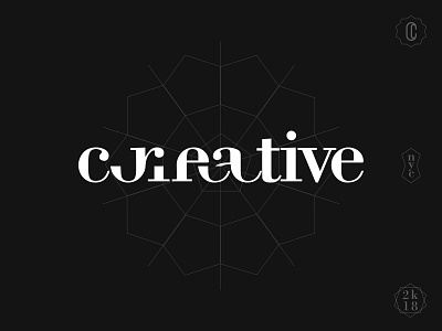 re: re: ⓒⓒ black brand c collective creative linear logo nyc pentagon serif white