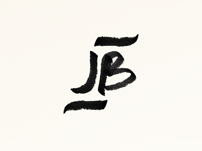 JB b branding drawn identity illustration j layout logo rebrand script script logo