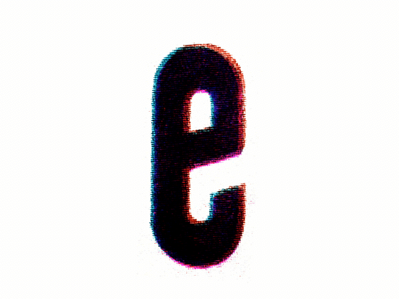 e animated text animation black branding e font gif letter logo lowercase typography