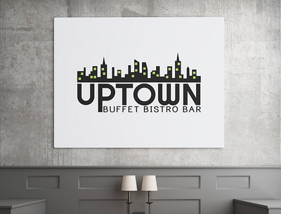 Logo Design for Uptown Bistro Bar branding graphic design