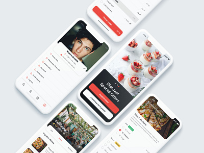 Crest Cheif App application food app mobile app mobile design modern restaurant app ui ux user stories