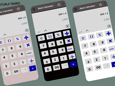 Basic Calculator UI