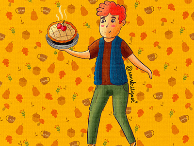 Autumn Man Illustration series