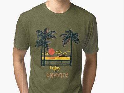 Enjoy the summer beach cut enjoy nature palm sea spring summer sun sunshine swiming weater color