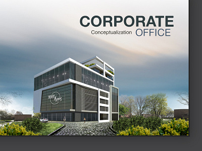 Corporate office design concepts building construction corporate illustration office