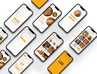 FoodPrompt app design food food delivery foodapp product design ui ux ux design