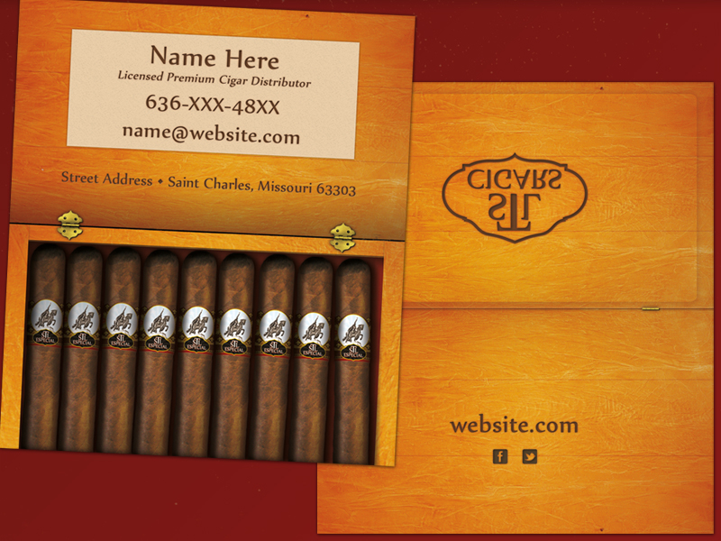 Cigar Company Business Card by Michael Meininger Dribbble