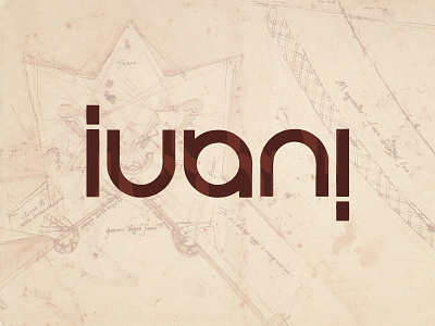 Ivani Ambigram ambigram brand branding graphic design illustrator logo logo design photoshop