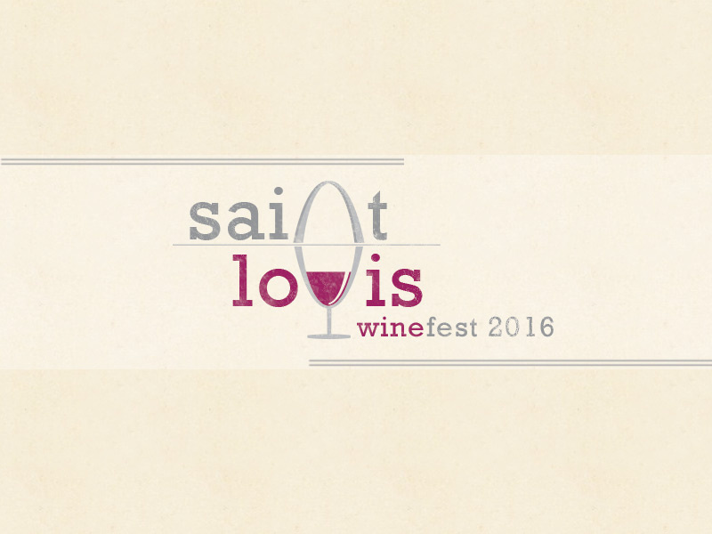 St Louis Winefest Mock Up graphic design logo vector illustator branding logo design