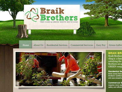 Tree Removal grass green tree ux web design wordpress