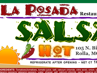 Salsa brand design graphic design label packaging