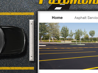 Pavement website graphic design interface layout ux web design