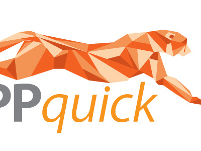 App Quick Logo logo logo design graphic design illustrator brand polygon
