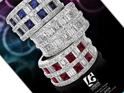 Magazine Ad graphic design jewelry magazine ad photoshop print