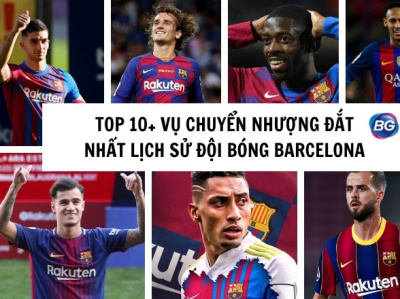 TOP 10+ vụ chuyển nhượng đắt nhất lịch sử của đội bóng Barcelona