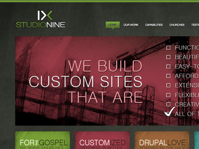 Studio Nine Creative - New Site website
