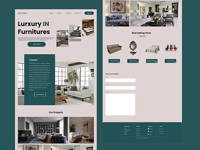 Furnitures - Website adobexd design figma frontenddesign illustration logo ui uidesign uiux webdesign website websitedesign websiteui