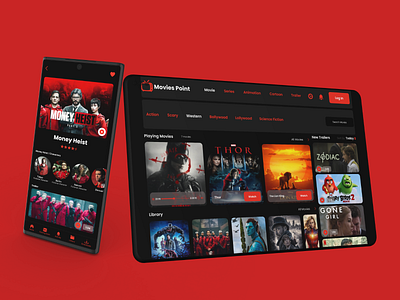 Movies Point  - Mobile app and Website