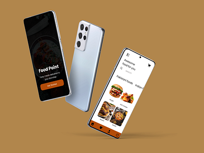 Food Point - Mobile app 3d adobexd animation branding design figma frontenddesign graphic design illustration logo motion graphics ui uidesign uiux webdesign