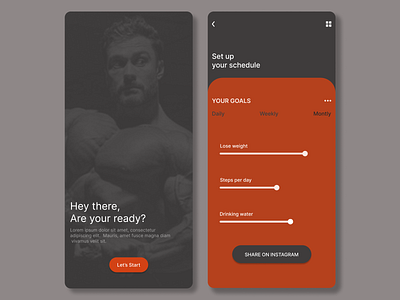 Fitness App  - Mobile app