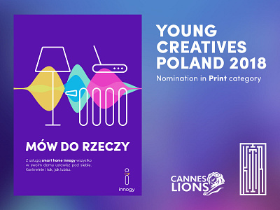 Young Creatives Cannes - Nominated Poster art award cannes colors copywriting design graphic illustartion innogy lions poster
