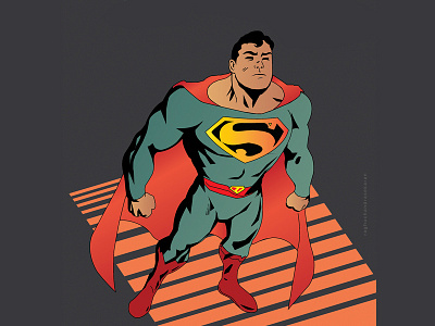 Superman - Illustration art illustration superhero superman